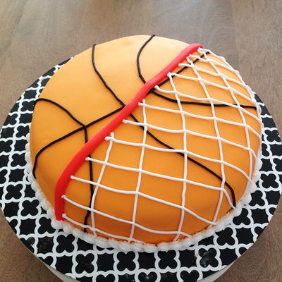 Basketball Birthday Cake