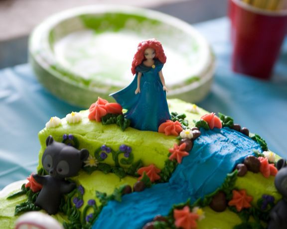 Brave Birthday Party Cake