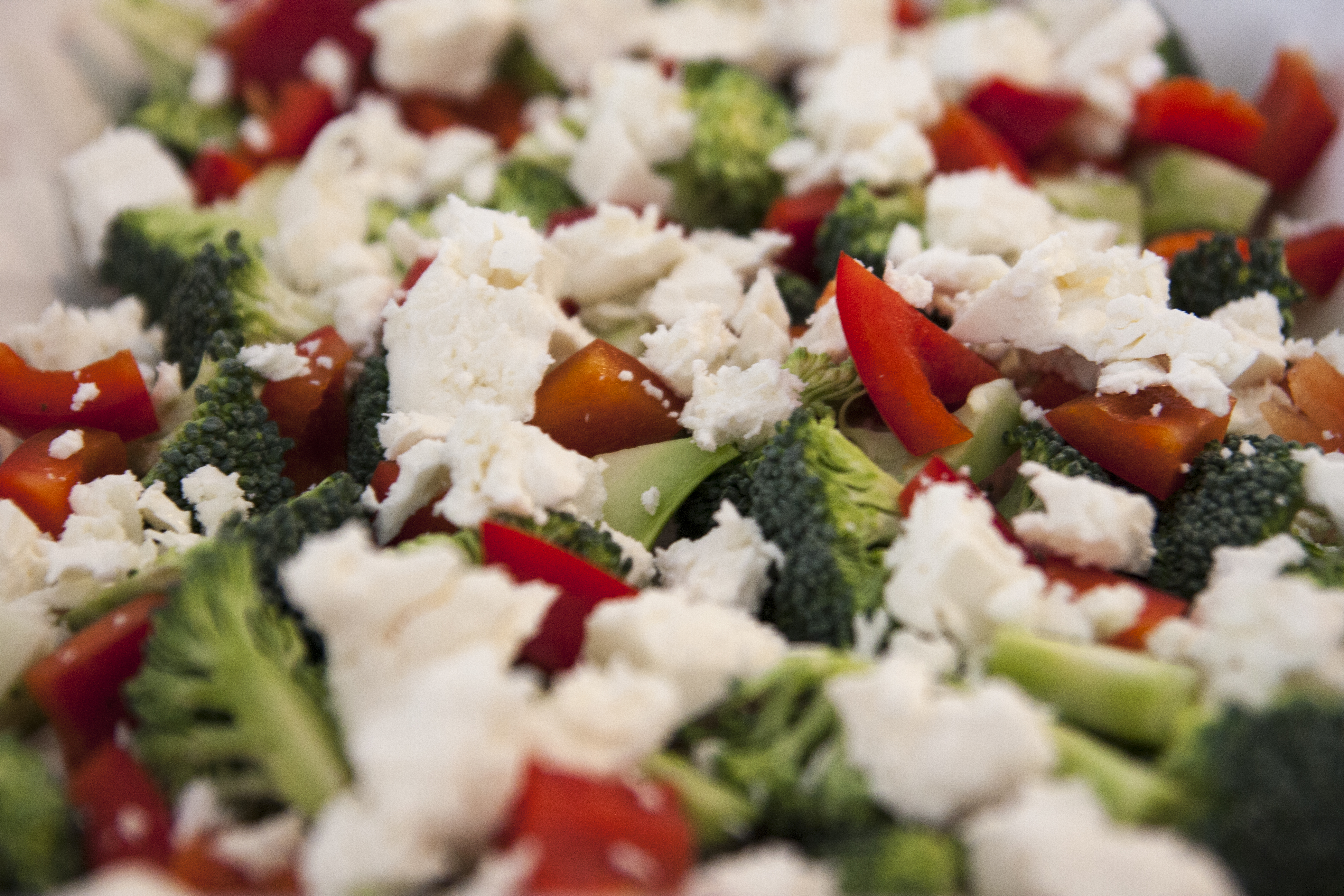 Broccoli with Feta Cheese