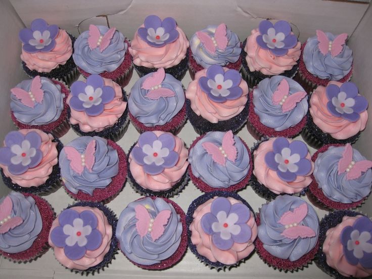 10 Photos of Baby Shower Cupcakes And Flowers