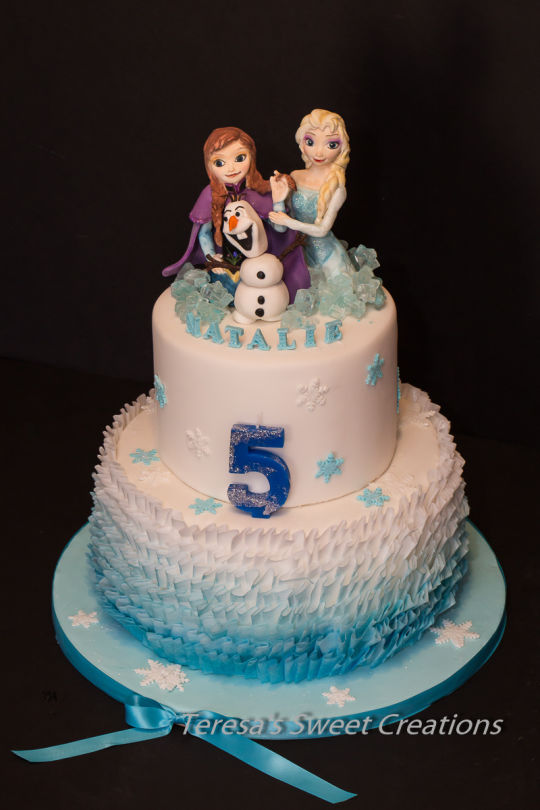 Cake Anna and Elsa