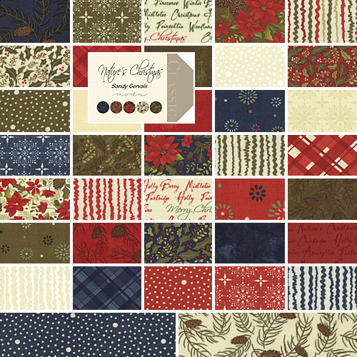 Christmas Fabric by Moda Layer Cake