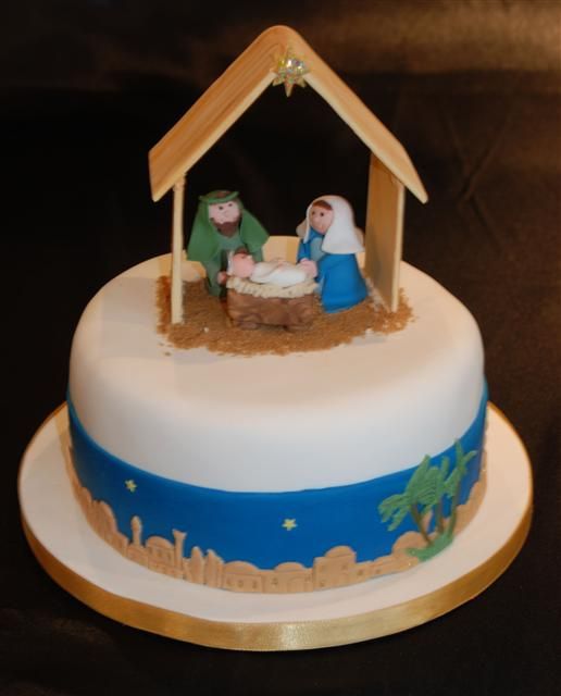 Christmas Nativity Cake