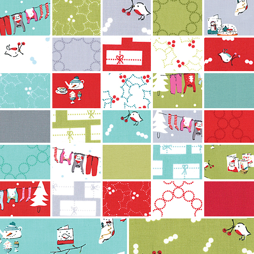 Christmas Quilting Fabric Squares