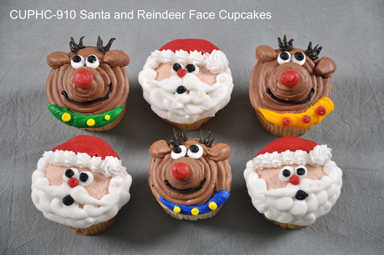 Christmas Reindeer Cupcakes