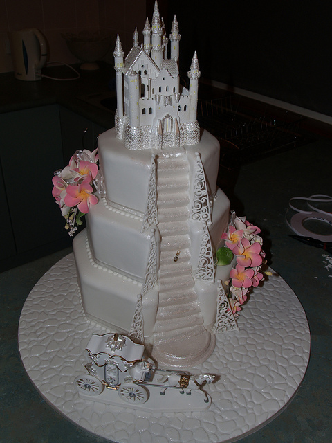 Cinderella Castle Wedding Cake