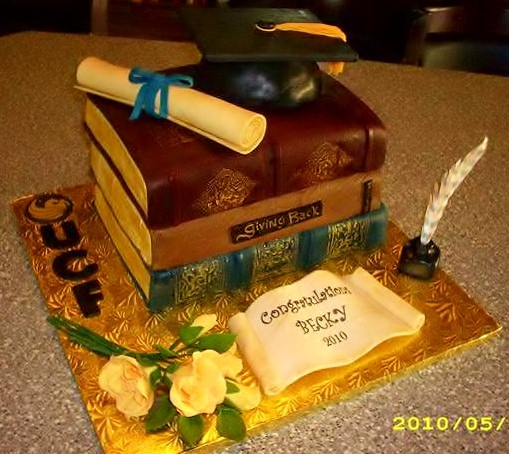 College Graduation Cake