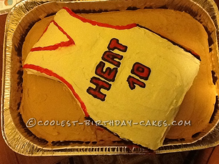 Cool Basketball Jersey Cakes