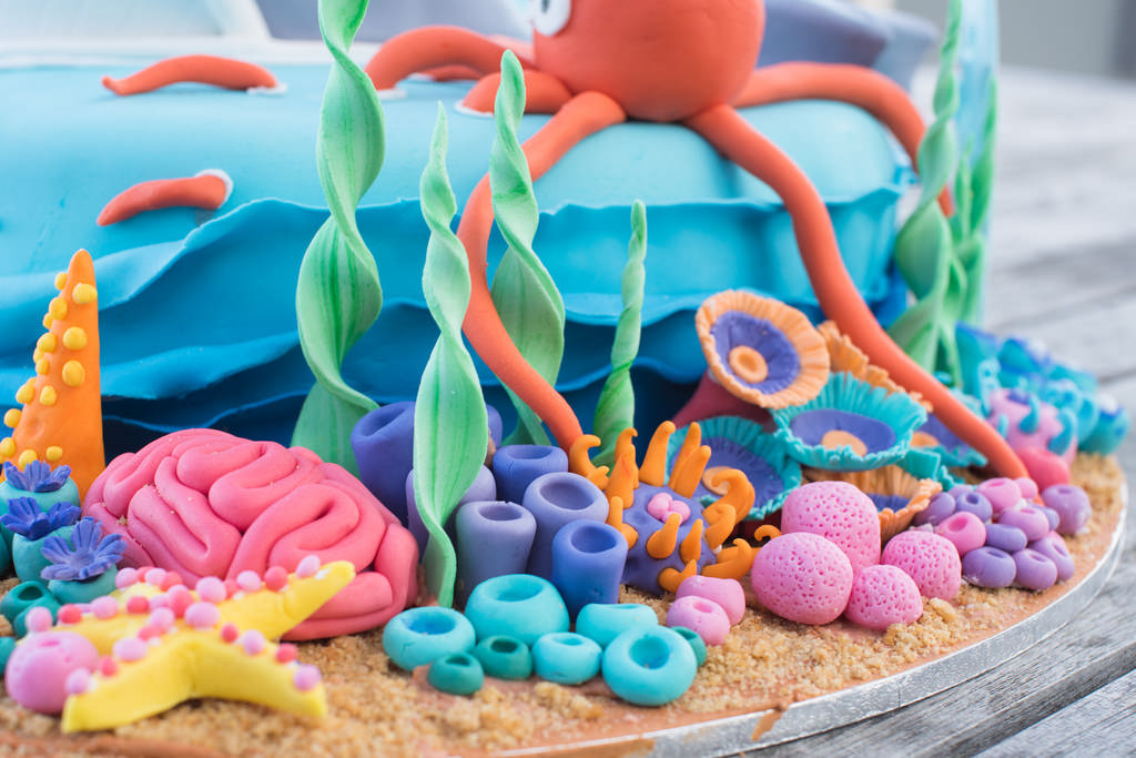 Coral Reef Birthday Cake