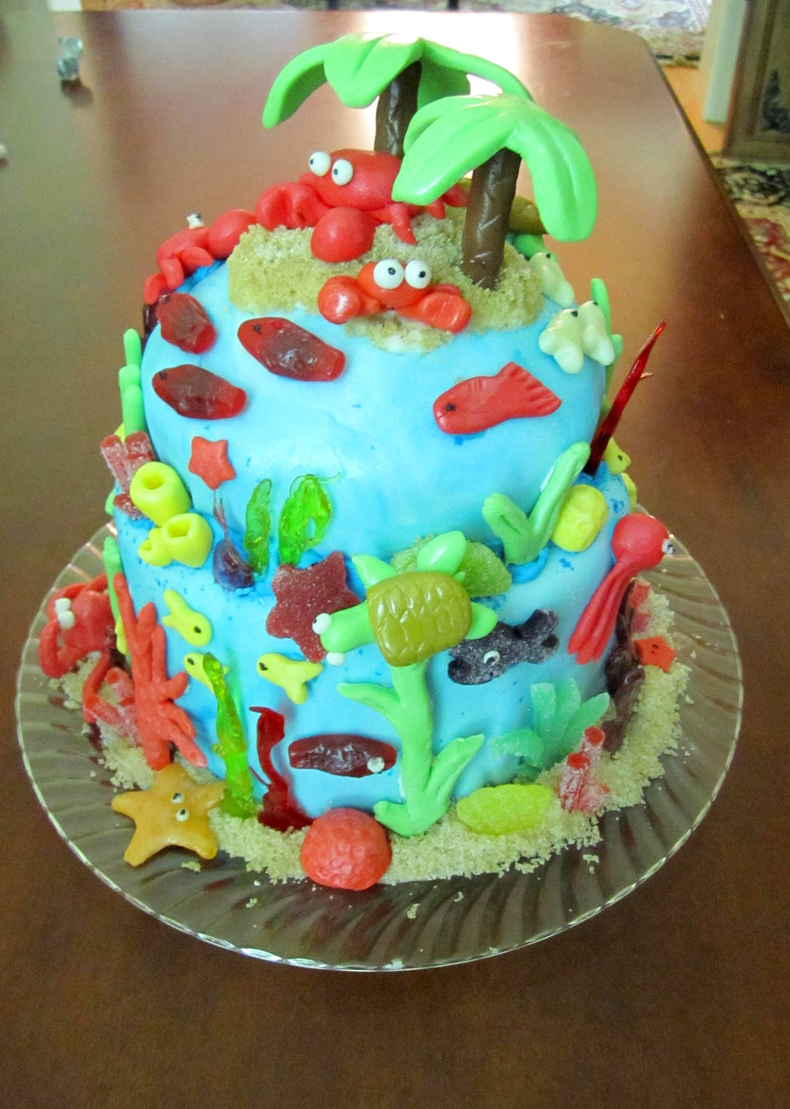 Coral Reef Themed Cake