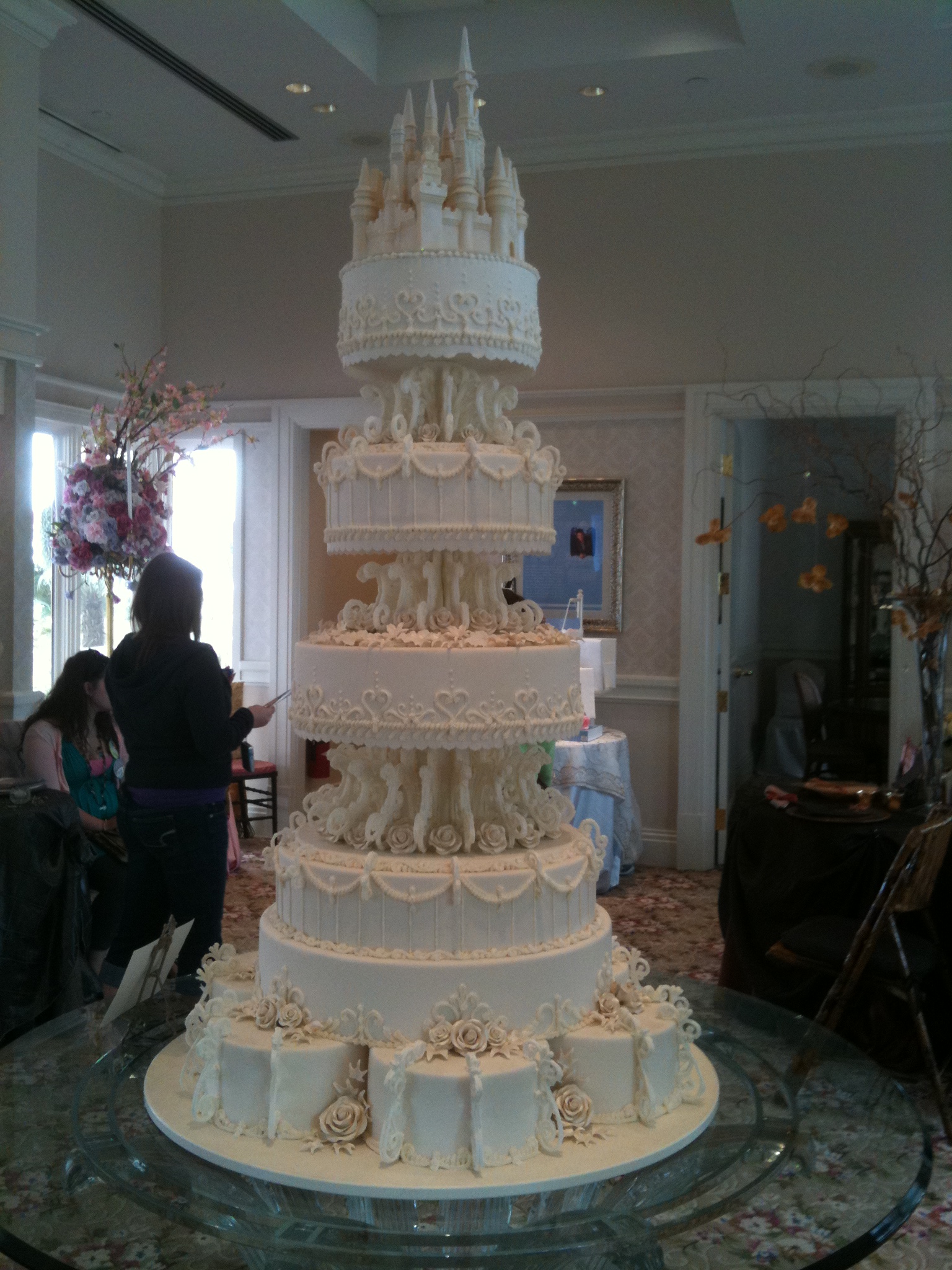 Disney Castle Wedding Cake