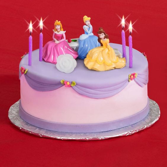 Disney Princess Birthday Cake Toppers