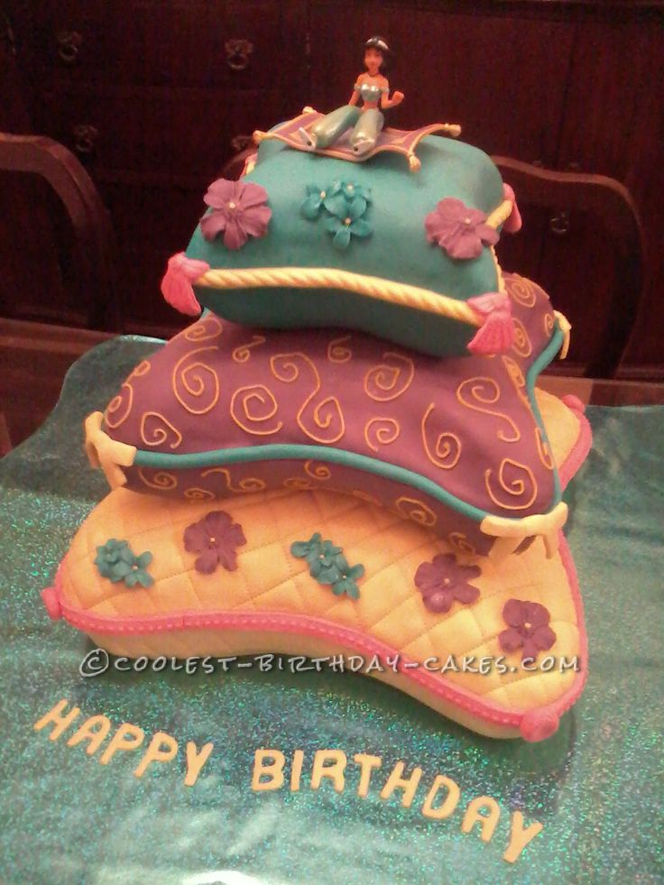 Disney Princess Jasmine Birthday Cake