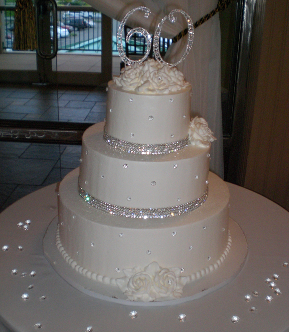 Elegant Buttercream Wedding Cake