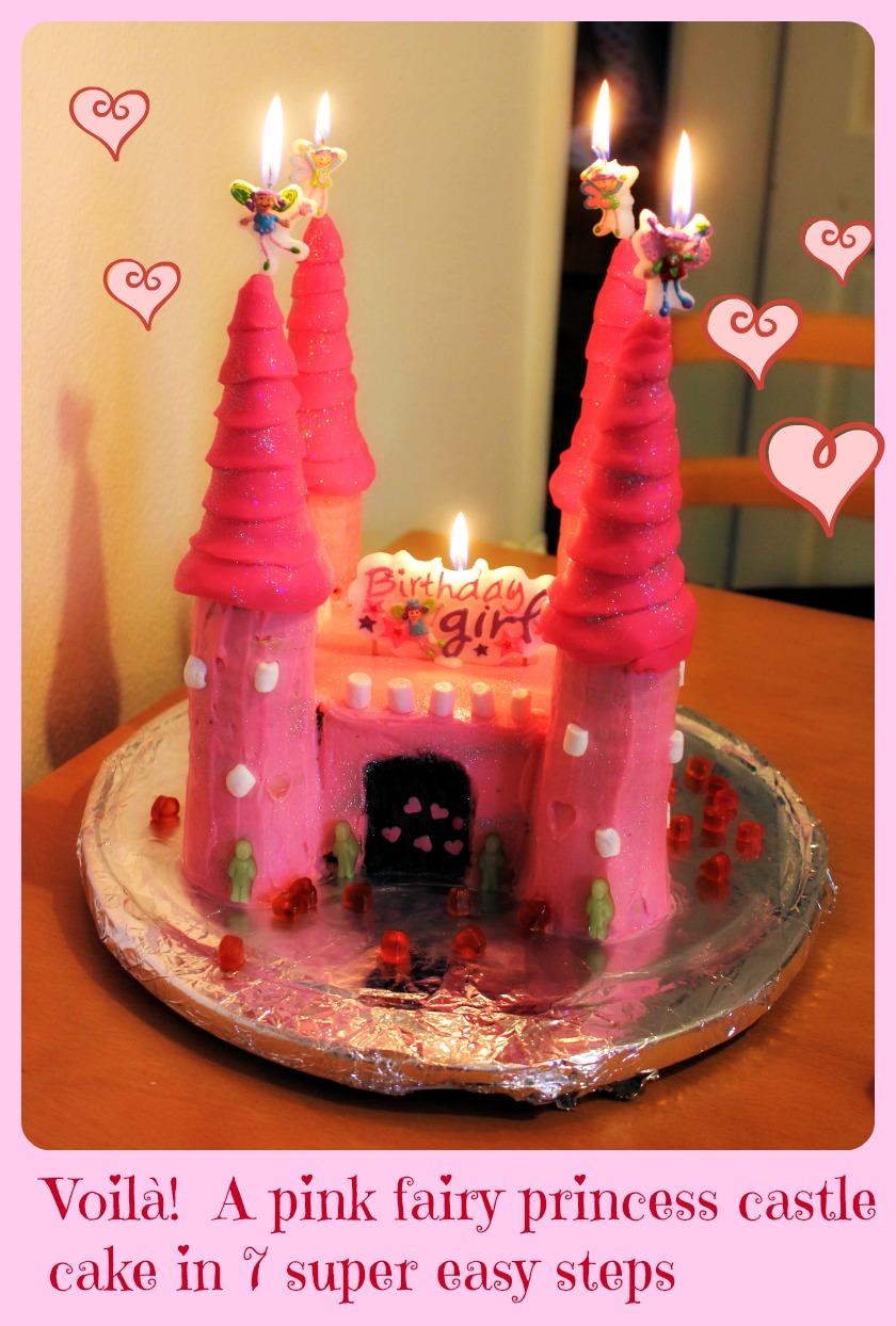 Fairy Princess Castle Cake