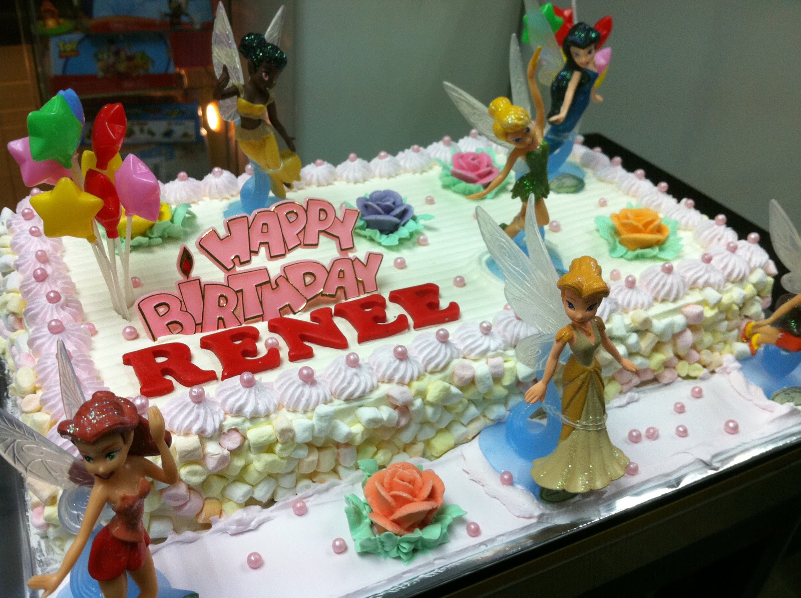 Fairy Theme Birthday Cake