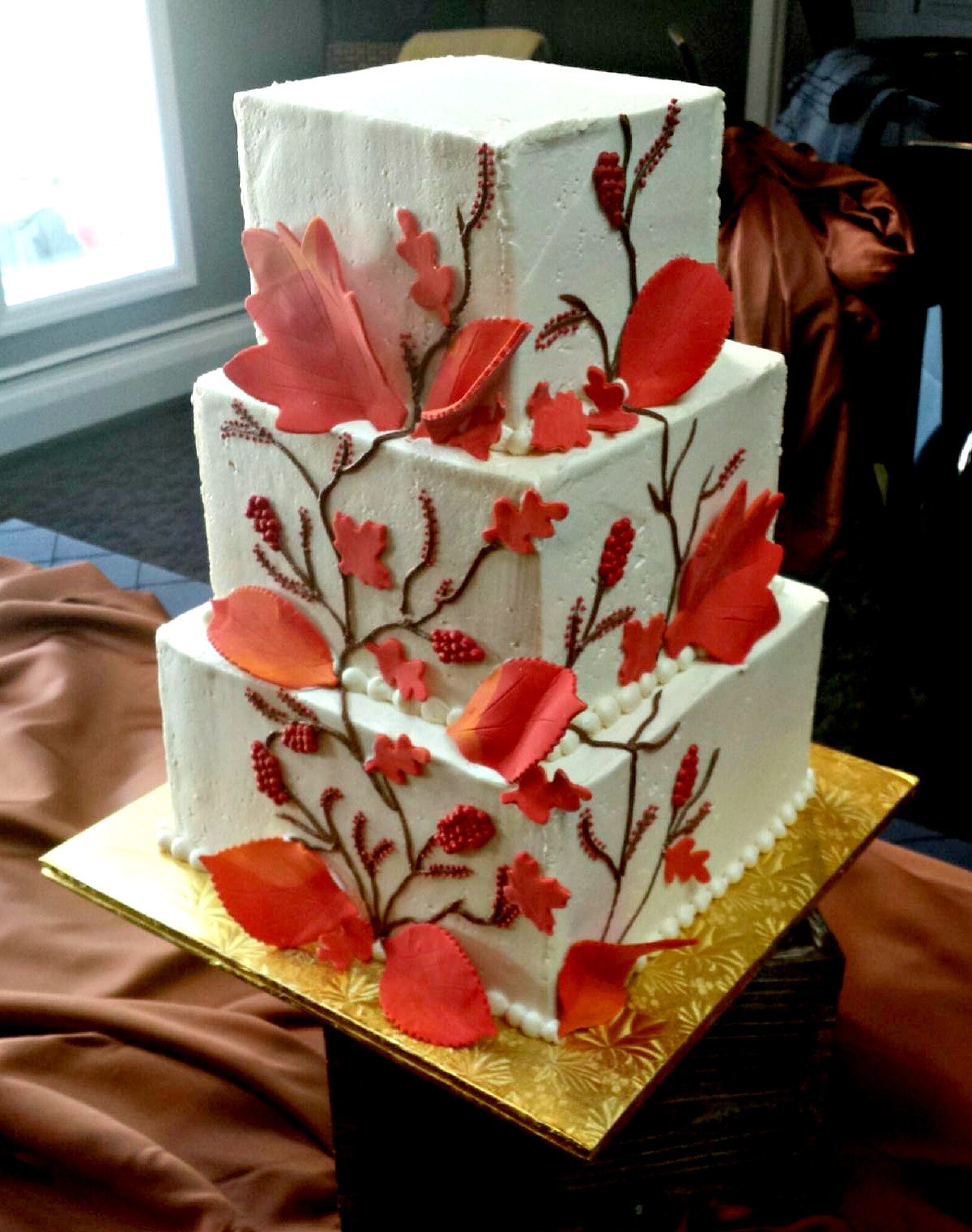 Fall Themed Bridal Shower Cakes