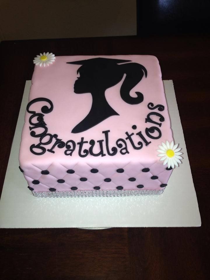 Graduation Silhouette Cake