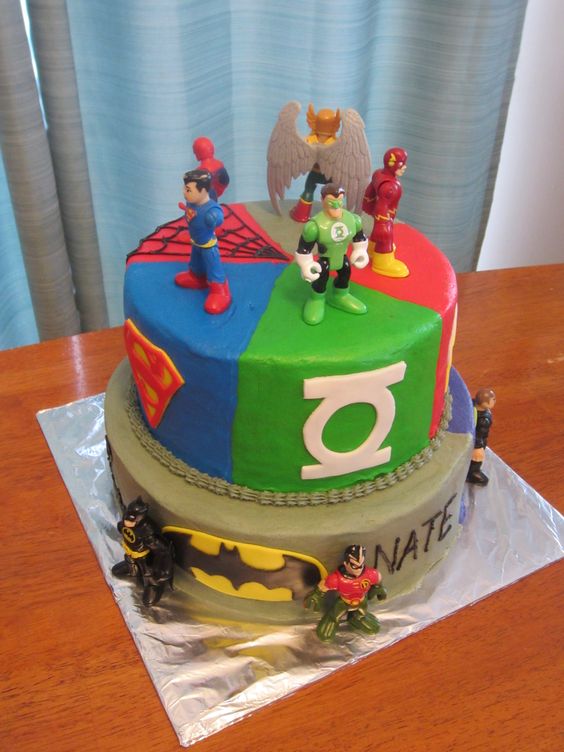 Green Lantern Birthday Cake