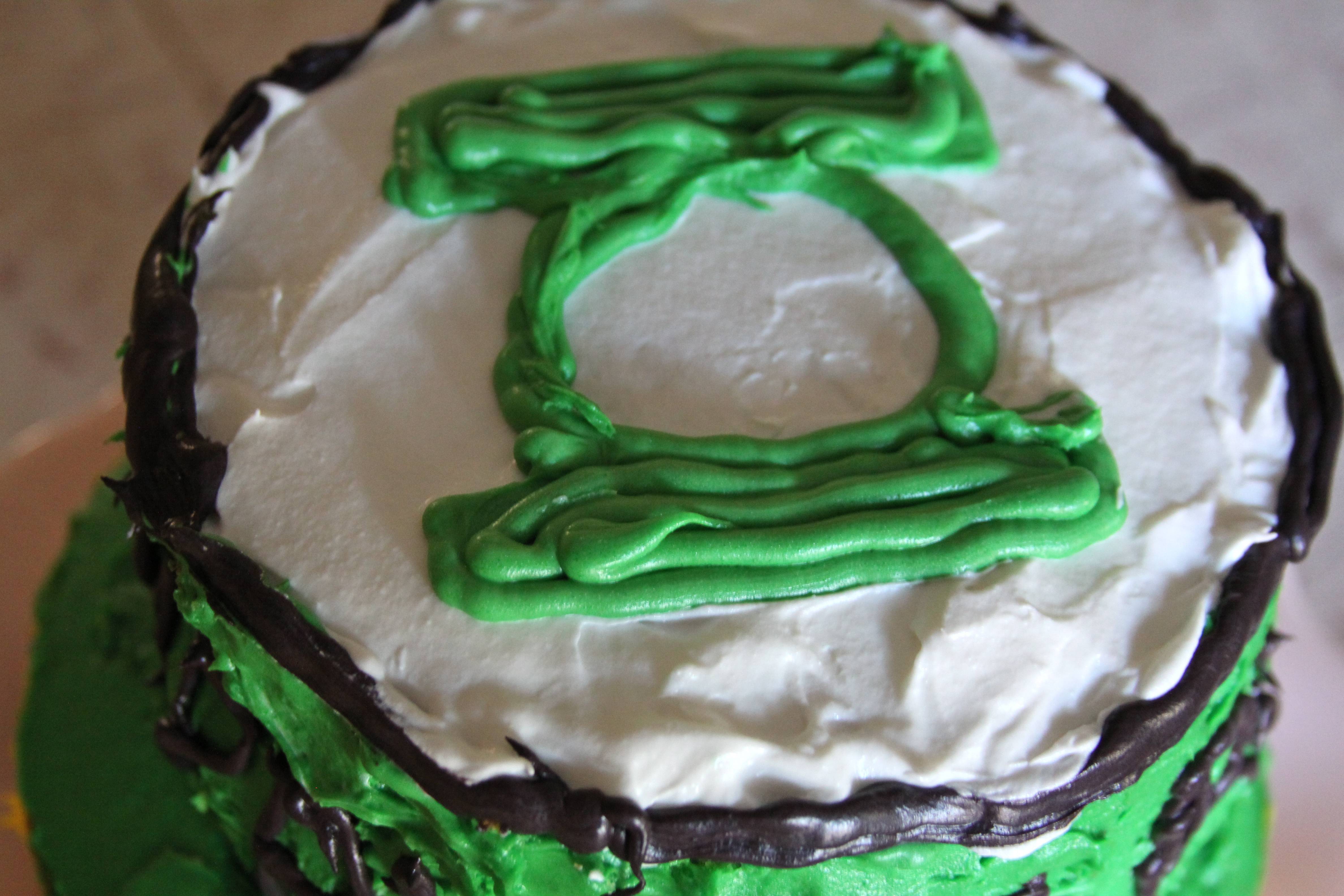 Green Lantern Cake