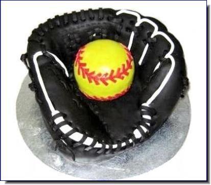 Happy Birthday Softball Cake