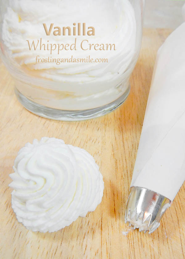 Homemade Whipped Cream Frosting Recipe