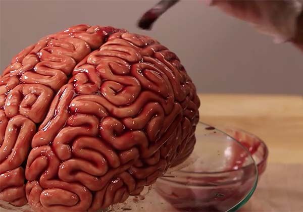 How to Make a Halloween Brain Cakes