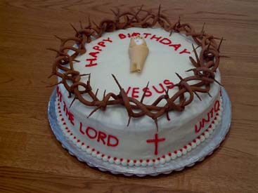 Jesus Birthday Cake