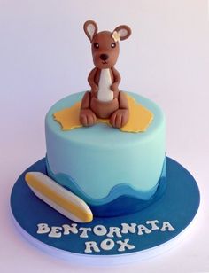 Kangaroo Birthday Cake