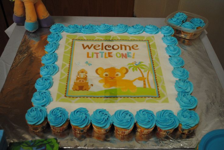 Lion King Baby Shower Cake