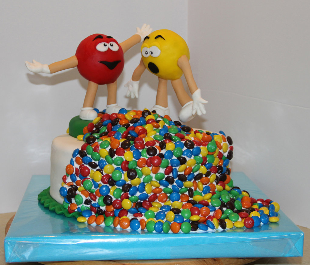 M and M Cake