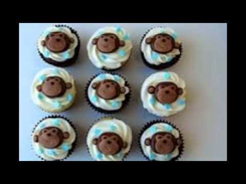 Monkey Themed Baby Shower Cake