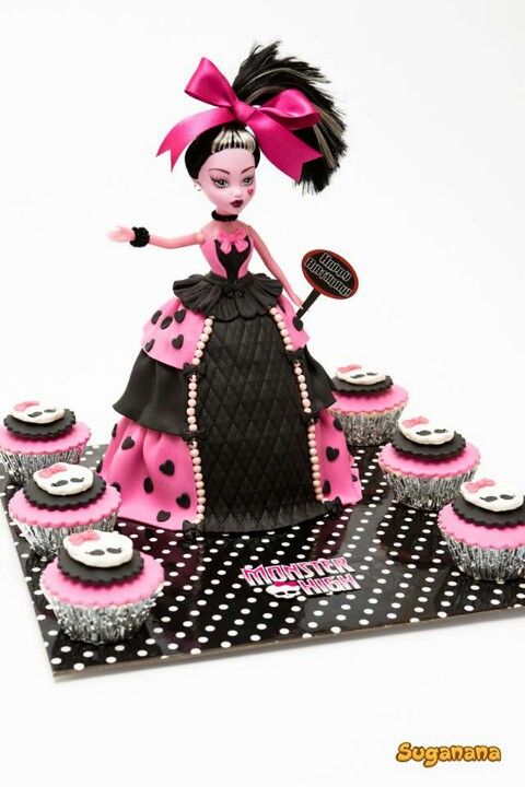 Monster High Doll Birthday Cake