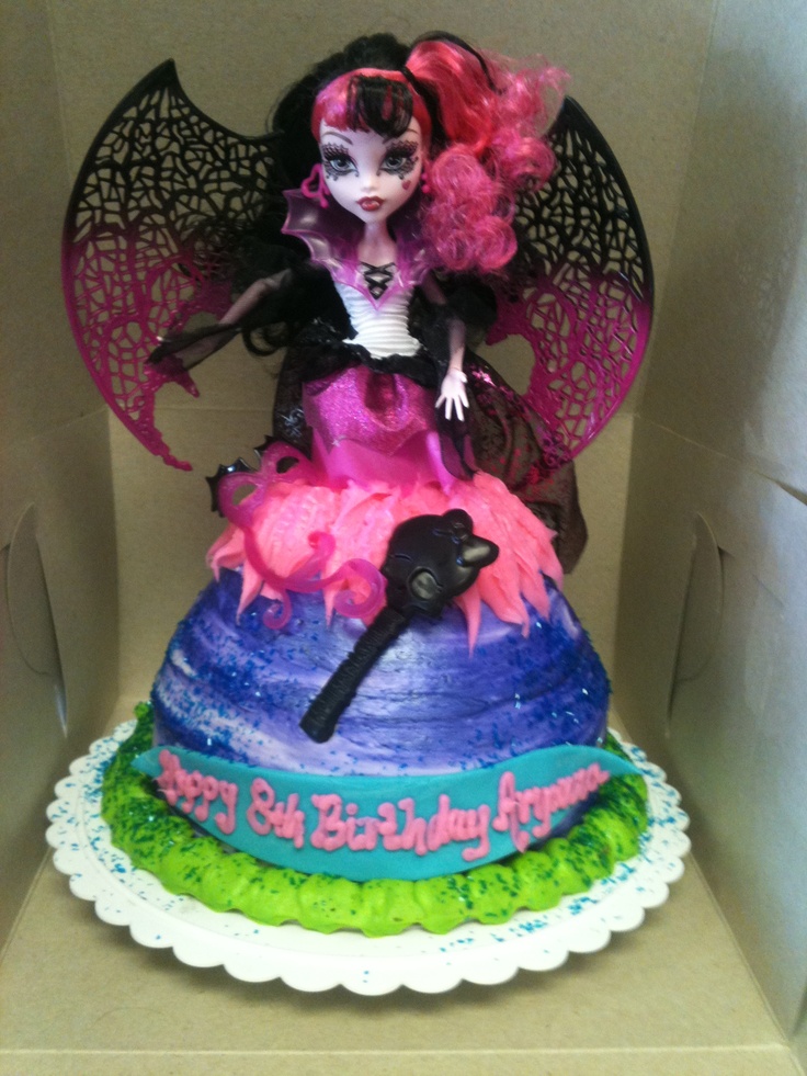 Monster High Doll Birthday Cake