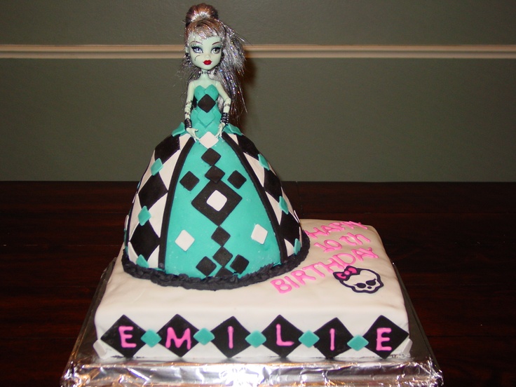 Monster High Doll Cake