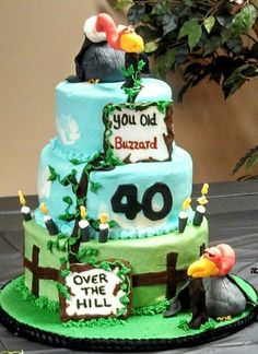 11 Photos of Over The Hill Themed Cakes