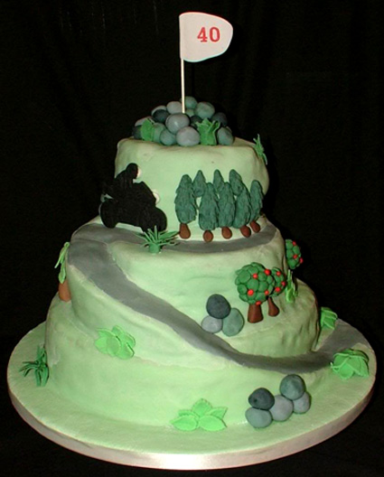 Over the Hill Birthday Cake Idea