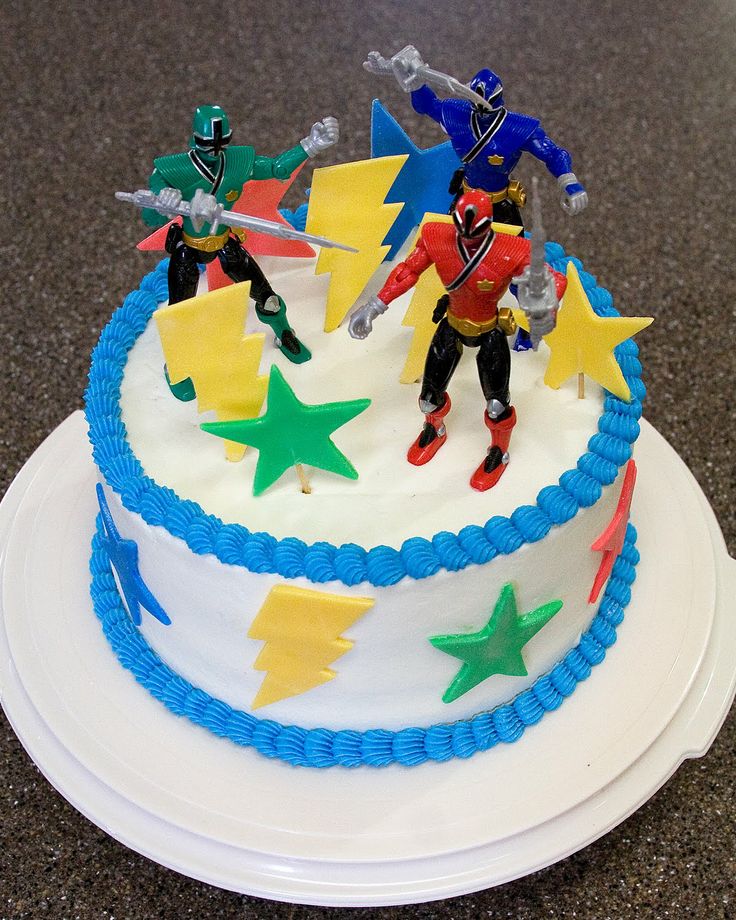 Power Ranger Birthday Cake Ideas