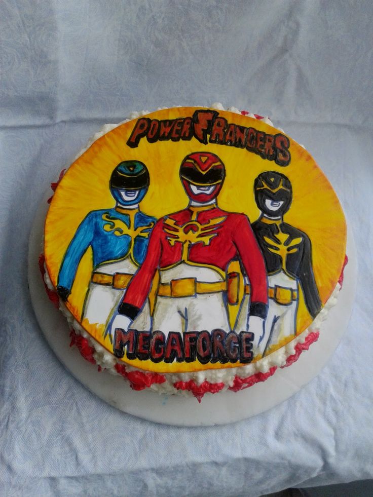 Power Ranger Megaforce Cake