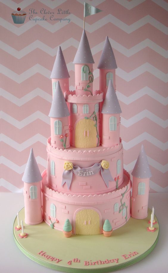 10 Photos of Castle Pink Cakes Princess 18065Nh