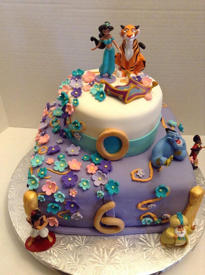 Princess Jasmine Birthday Cake