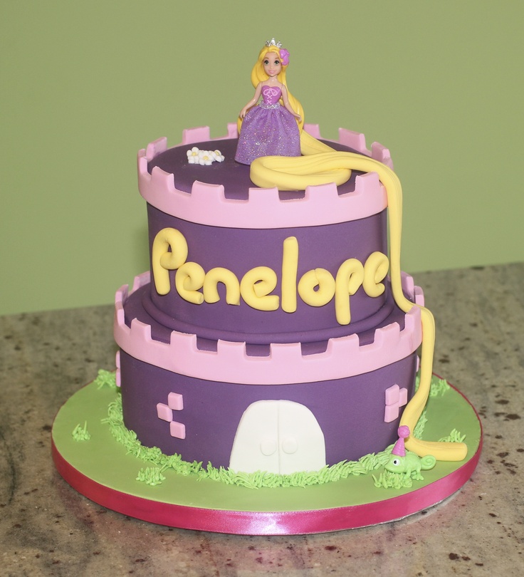 Rapunzel Castle Birthday Cakes