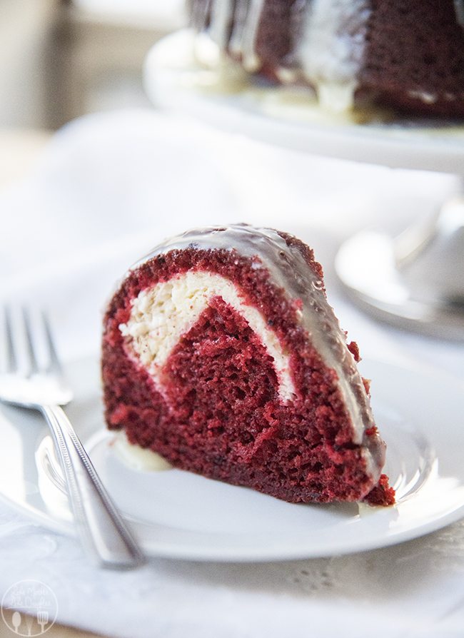 Red Velvet Bundt Cake with Cream Cheese