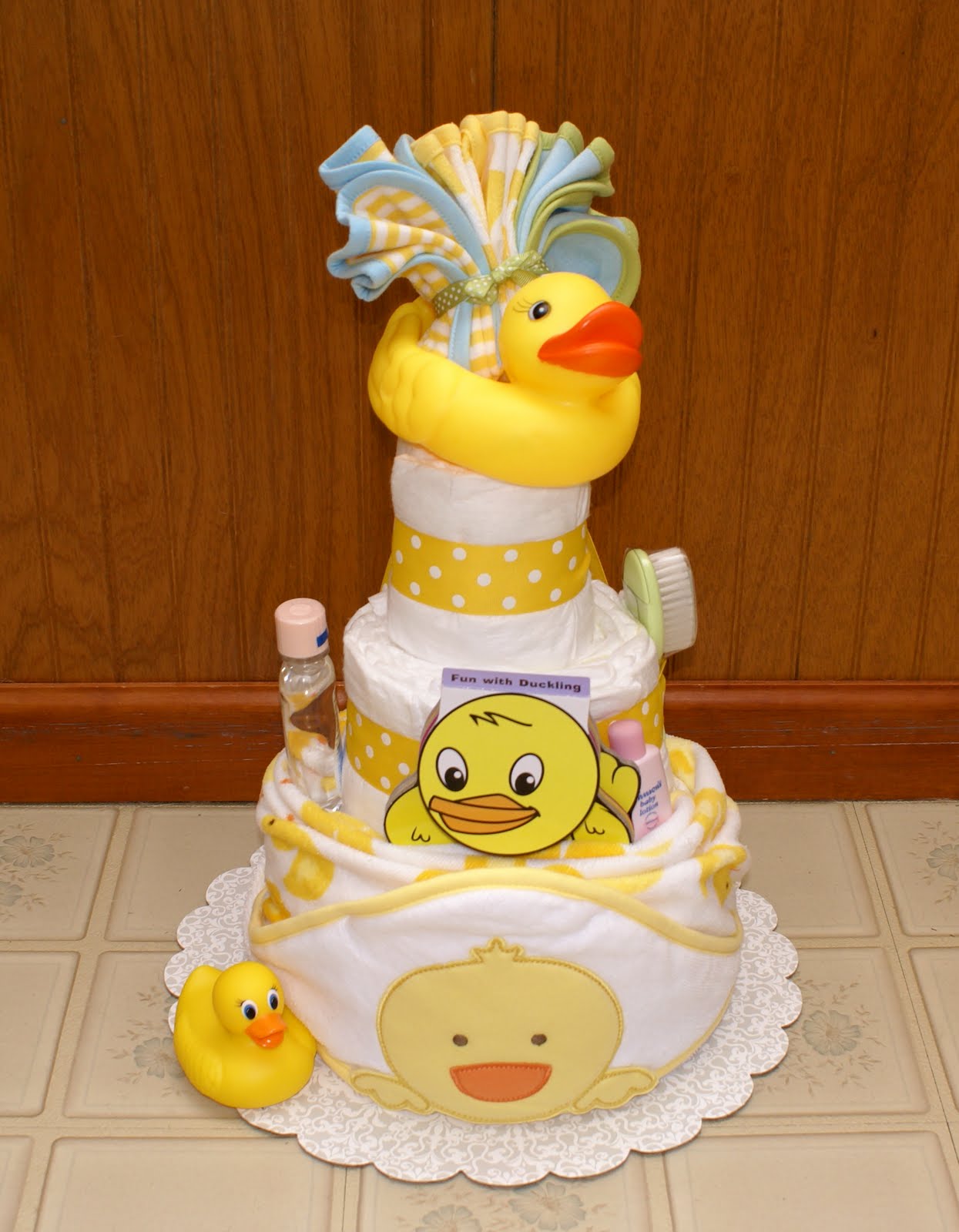 Rubber Duck Diaper Cake