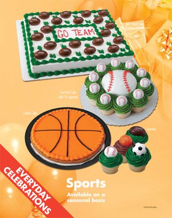 Sam's Club Cupcake Cake Sports