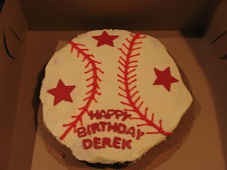 Softball Cupcake Cake