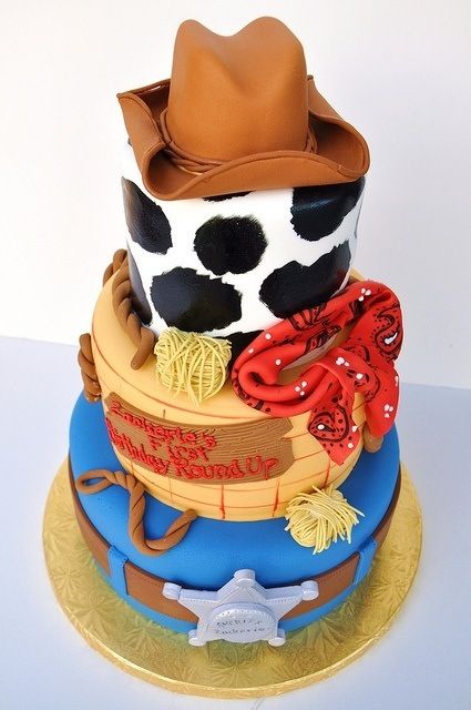 Toy Story Cowboy Birthday Cake