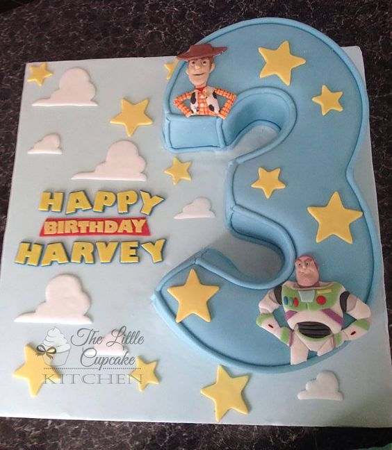 Toy Story Number 3 Cake