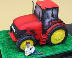 Tractor Birthday Cake