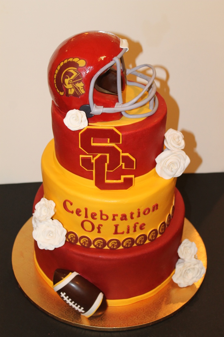 USC Trojans Football Cake